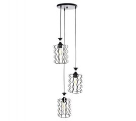 ΦΩΤΙΣΤΙΚΟ ΟΡΟΦΗΣ ΚΡΕΜΑΣΤΟ HM4089 3-ΦΩΤΟ ΜΑΥΡΑ ΜΕΤΑΛΛΙΚΑ ΚΑΠΕΛΑ Φ34x128Υεκ. - ΦΩΤΙΣΤΙΚΑ ΟΡΟΦΗΣ στο Milonadakis.gr