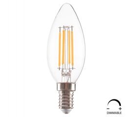 ΛΑΜΠΤΗΡΑΣ LED FILAMENT 4W E14 3000K ΔΙΑΦΑΝΟΣ DIMMABLE HM4048.01 - ΦΩΤΙΣΜΟΣ ΟΙΚΟΝΟΜΙΑΣ στο Milonadakis.gr