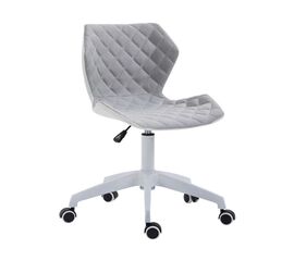 A1700-W ΛΕΥΚΟ/ΓΚΡΙ ΥΦΑΣΜΑ ΚΑΡΕΚΛΑ ΓΡΑΦΕΙΟΥ 47.5X49X46-78/58-90εκ. - ΚΑΡΕΚΛΕΣ ΓΡΑΦΕΙΟΥ στο Milonadakis.gr