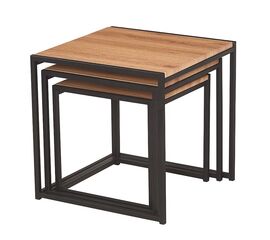 ALBA SET 3 ΤΜΧ ΤΡΑΠΕΖΑΚΙΑ OAK GRAIN 45Χ45Χ45-40Χ40Χ40-35Χ35Χ35εκ. - ΤΡΑΠΕΖΑΚΙΑ ΣΑΛΟΝΙΟΥ στο Milonadakis.gr