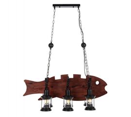 ΦΩΤΙΣΤΙΚΟ ΟΡΟΦΗΣ ΚΡΕΜΑΣΤΟ 6-ΦΩΤΟ HM4118 ΞΥΛΙΝΟ ΨΑΡΙ-ΜΑΥΡΟ ΜΕΤΑΛΛΟ-ΓΥΑΛΙ 95x35x116Υεκ - ΦΩΤΙΣΤΙΚΑ ΟΡΟΦΗΣ στο Milonadakis.gr