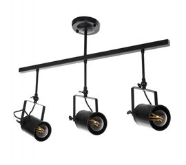 ΦΩΤΙΣΤΙΚΟ ΟΡΟΦΗΣ ΚΡΕΜΑΣΤΟ HM4124 3-ΦΩΤΟ ΜΑΥΡΟΙ ΜΕΤΑΛΛΙΚΟΙ ΠΡΟΒΟΛΕΙΣ 70,5x14x50Υεκ - ΦΩΤΙΣΤΙΚΑ ΟΡΟΦΗΣ στο Milonadakis.gr