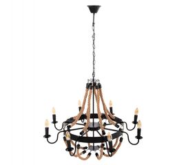 ΦΩΤΙΣΤΙΚΟ ΟΡΟΦΗΣ ΚΡΕΜΑΣΤΟ HM4178 8-ΦΩΤΟ ΣΧΟΙΝΙ ΚΑΙ ΜΑΥΡΟ ΜΕΤΑΛΛΟ 84x84x121Υεκ. - ΦΩΤΙΣΤΙΚΑ ΟΡΟΦΗΣ στο Milonadakis.gr