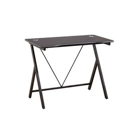 ΓΡΑΦΕΙΟ 100X50X75εκ.ΜΑΥΡΟ MDF/ΜΑΥΡΟ ΜΕΤΑΛΛΙΚΟ - ΓΡΑΦΕΙΑ στο Milonadakis.gr