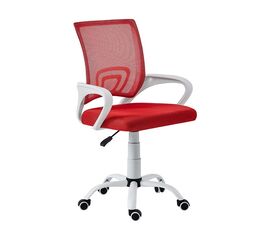 A1850 SW ΛΕΥΚΟ/ΚΟΚΚΙΝΟ MESH ΠΟΛΥΘΡΟΝΑ ΓΡΑΦΕΙΟΥ 62Χ52Χ43-84/50-93εκ. - ΚΑΡΕΚΛΕΣ ΓΡΑΦΕΙΟΥ στο Milonadakis.gr