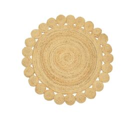 Χαλί Voni Inart φυσικό γιούτα120x120x1εκ - ΧΑΛΙΑ στο Milonadakis.gr