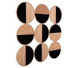 ΔΙΑΚΟΣΜΗΤΙΚΟ ΤΟΙΧΟΥ HM4197 ΜΕΤΑΛΛΟ ΣΕ ΧΡΥΣΟ-MDF ΣΕ ΦΥΣΙΚΟ-ΜΑΥΡΟ 90x90 εκ. - ΔΙΑΚΟΣΜΗΤΙΚΑ ΤΟΙΧΟΥ στο Milonadakis.gr