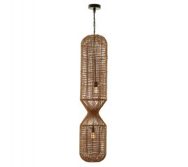 ΦΩΤΙΣΤΙΚΟ ΟΡΟΦΗΣ ΚΡΕΜΑΣΤΟ HM4345 ΚΥΛΙΝΔΡΙΚΟ ΑΠΟ PAPER ROPE ΜΠΕΖ-2 ΛΑΜΠΕΣ Φ30,5x132Υ - ΦΩΤΙΣΤΙΚΑ ΟΡΟΦΗΣ στο Milonadakis.gr