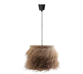 Φωτιστικό οροφής μονόφωτο Hairy Inart Ε27 φυσικό ρατάν Φ70x188εκ - ΦΩΤΙΣΤΙΚΑ ΟΡΟΦΗΣ στο Milonadakis.gr