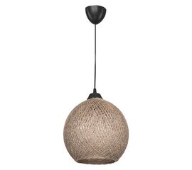 Φωτιστικό οροφής μονόφωτο PWL-0967 pakoworld Ε27 καφέ-μαύρο Φ22x65εκ - ΦΩΤΙΣΤΙΚΑ ΟΡΟΦΗΣ στο Milonadakis.gr