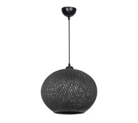 Φωτιστικό οροφής μονόφωτο Leshia pakoworld Ε27 μαύρο Φ38x75εκ - ΦΩΤΙΣΤΙΚΑ ΟΡΟΦΗΣ στο Milonadakis.gr