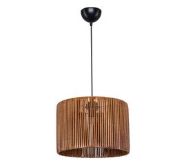 Φωτιστικό οροφής μονόφωτο PWL-1117 pakoworld Ε27 καφέ Φ30x75εκ - ΦΩΤΙΣΤΙΚΑ ΟΡΟΦΗΣ στο Milonadakis.gr