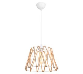 Φωτιστικό οροφής μονόφωτο PWL-1160 pakoworld Ε27 μπεζ Φ31x61εκ - ΦΩΤΙΣΤΙΚΑ ΟΡΟΦΗΣ στο Milonadakis.gr