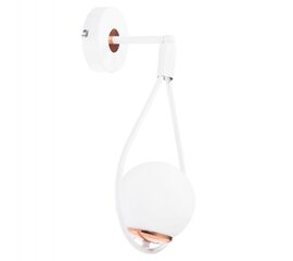 ΦΩΤΙΣΤΙΚΟ ΑΠΛΙΚΑ ΚΡΕΜΑΣΤΗ ΣΤΑΓΟΝΑ ΛΕΥΚΟ ΜΕ ΛΕΥΚΟ ΓΛΟΜΠΟ 22x20x43Yεκ.HM7640.03 - ΑΠΛΙΚΕΣ ΤΟΙΧΟΥ στο Milonadakis.gr