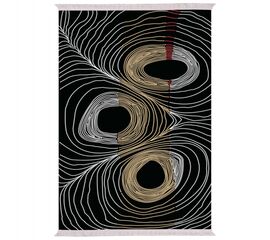 ΧΑΛΙ ΣΑΛΟΝΙΟΥ ME ΚΡΟΣΙΑ JOSIANE ΜΑΥΡΟ - ΧΡΥΣΟ - ΓΚΡΙ HM7676.27 80X150 εκ. - ΣΠΙΤΙΟΥ στο Milonadakis.gr