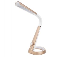 ΦΩΤΙΣΤΙΚΟ ΓΡΑΦΕΙΟΥ LED BLAIN PRO HM4451.09 ΧΡΥΣΟ-ΛΕΥΚΟ ΧΡΩΜΑ 34,3x18,3x42,5Υεκ. - ΕΠΙΤΡΑΠΕΖΙΑ ΦΩΤΙΣΤΙΚΑ στο Milonadakis.gr