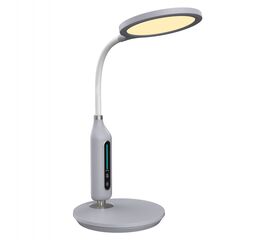 ΦΩΤΙΣΤΙΚΟ ΓΡΑΦΕΙΟΥ LED BLAIN HM4460.07 ΓΚΡΙ ABS-ΛΕΥΚΗ ΣΙΛΙΚΟΝΗ Φ18,5x40,7Yεκ. - ΕΠΙΤΡΑΠΕΖΙΑ ΦΩΤΙΣΤΙΚΑ στο Milonadakis.gr