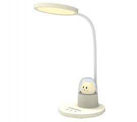 ΠΑΙΔΙΚΟ ΦΩΤΙΣΤΙΚΟ ΓΡΑΦΕΙΟΥ LED BADOO ΦΙΓΟΥΡΑ ΓΑΤΑΣ HM4449.04 ΑΠΑΛΟ ΚΙΤΡΙΝΟ-ΛΕΥΚΟ ABS - ΕΠΙΤΡΑΠΕΖΙΑ ΦΩΤΙΣΤΙΚΑ στο Milonadakis.gr