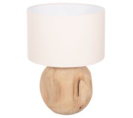 ΕΠΙΤΡΑΠΕΖΙΟ ΦΩΤΙΣΤΙΚΟ ORANYE HM4421 ΞΥΛΟ ΤΕΑΚ-ΛΕΥΚΟ PVC ΚΑΠΕΛΟ Φ40x53Υεκ. - ΕΠΙΤΡΑΠΕΖΙΑ ΦΩΤΙΣΤΙΚΑ στο Milonadakis.gr