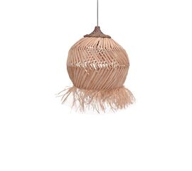 Φωτιστικό οροφής Koronse Inart sisal σε φυσικό χρώμα Φ55x68εκ - ΦΩΤΙΣΤΙΚΑ ΟΡΟΦΗΣ στο Milonadakis.gr