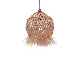 Φωτιστικό οροφής Marjione Inart sisal σε φυσικό χρώμα Φ45x55εκ - ΦΩΤΙΣΤΙΚΑ ΟΡΟΦΗΣ στο Milonadakis.gr