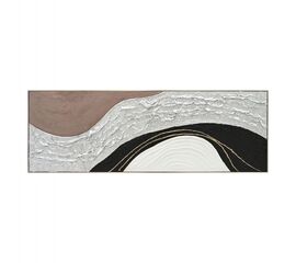 ΠΙΝΑΚΑΣ ΤΟΙΧΟΥ ABSTRACT HM4552.01 ΜΕ ΚΟΡΝΙΖΑ ΜΠΕΖ-ΚΑΜΒΑΣ- ΧΕΙΡΟΠΟΙΗΤΟΣ 152x4.5x52Υεκ. - ΠΙΝΑΚΕΣ στο Milonadakis.gr