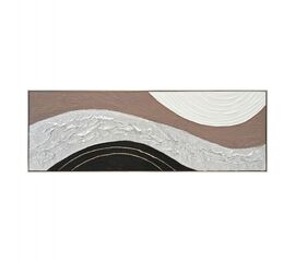 ΠΙΝΑΚΑΣ ΤΟΙΧΟΥ ABSTRACT HM4552.02 ΜΕ ΚΟΡΝΙΖΑ ΜΠΕΖ-ΚΑΜΒΑΣ-ΧΕΙΡΟΠΟΙΗΤΟΣ 152x4.5x52Υεκ. - ΠΙΝΑΚΕΣ στο Milonadakis.gr