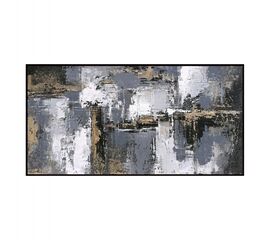 ΠΙΝΑΚΑΣ ΤΟΙΧΟΥ ABSTRACT HM4576 ΜΕ ΚΟΡΝΙΖΑ ΜΑΥΡΗ-ΚΑΜΒΑΣ 142x4.5x72Υεκ - ΠΙΝΑΚΕΣ στο Milonadakis.gr