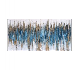 ΠΙΝΑΚΑΣ ΤΟΙΧΟΥ ABSTRACT (ΜΠΛΕ) HM4574.02 ΜΕ ΚΟΡΝΙΖΑ ΜΑΥΡΗ-ΚΑΜΒΑΣ 142x4.5x72Υεκ - ΠΙΝΑΚΕΣ στο Milonadakis.gr