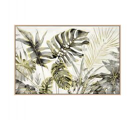 ΠΙΝΑΚΑΣ TOIXOY HM4541 ΜΕ ΚΟΡΝΙΖΑ ΜΠΕΖ-ΚΑΜΒΑΣ ΕΚΤΥΠΩΣΗ ΤΡΟΠΙΚΑ ΦΥΛΛΑ 102x4,5x72Υεκ. - ΠΙΝΑΚΕΣ στο Milonadakis.gr