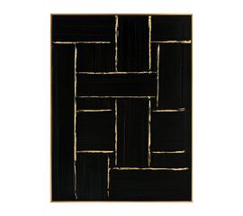 ΠΙΝΑΚΑΣ TOIXOY HM4550 ΜΕ ΚΟΡΝΙΖΑ ΜΠΕΖ-ΚΑΜΒΑΣ ΜΑΥΡΟΣ-ΧΕΙΡΟΠΟΙΗΤΟΣ 62x4,5x82Υεκ. - ΠΙΝΑΚΕΣ στο Milonadakis.gr