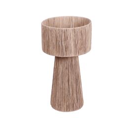 Επιτραπέζιο φωτιστικό Chenz Inart sisal σε φυσική  απόχρωση Φ35x65εκ - ΕΠΙΤΡΑΠΕΖΙΑ ΦΩΤΙΣΤΙΚΑ στο Milonadakis.gr