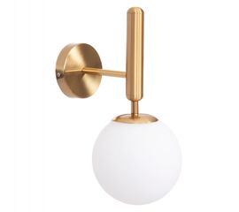 ΑΠΛΙΚΑ ΤΟΙΧΟΥ HOMY HM4470 ΜΕΤΑΛΛΙΚΗ ΒΑΣΗ ΧΡΥΣΗ-ΓΥΑΛΙ [Ε27] 14x21x33Υεκ. - ΑΠΛΙΚΕΣ ΤΟΙΧΟΥ στο Milonadakis.gr