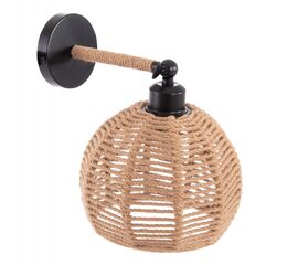 ΑΠΛΙΚΑ ΤΟΙΧΟΥ STOLT HM4483 ΜΕΤΑΛΛΙΚΗ ΒΑΣΗ-ΣΧΟΙΝΙ- [Ε27] 20x20x38-24Υεκ. - ΑΠΛΙΚΕΣ ΤΟΙΧΟΥ στο Milonadakis.gr