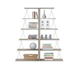 ΣΕΤ ΒΙΒΛΙΟΘΗΚΕΣ 2ΤΜΧ MINI TARS HM11772.11 ΜΕΛΑΜΙΝΗ SONAMA-ΛΕΥΚΟ 65x24x146Υεκ.(x2) - ΒΙΒΛΙΟΘΗΚΕΣ στο Milonadakis.gr