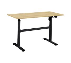 Γραφείο εργασίας με ρυθμιζόμενο ύψος Karla pakoworld sonoma-μαύρο 120x60x72/115εκ - ΓΡΑΦΕΙΑ στο Milonadakis.gr