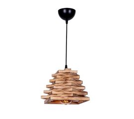 Φωτιστικό οροφής μονόφωτο Ava pakoworld E27 φυσικό-μαύρο 20x20x65εκ - ΦΩΤΙΣΤΙΚΑ ΟΡΟΦΗΣ στο Milonadakis.gr