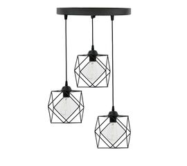 Φωτιστικό οροφής τρίφωτο Karin pakoworld E27 μαύρο 30x30x90εκ - ΦΩΤΙΣΤΙΚΑ ΟΡΟΦΗΣ στο Milonadakis.gr