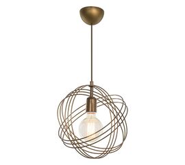 Φωτιστικό οροφής μονόφωτο Idris pakoworld E27 χρυσό Φ30x75εκ - ΦΩΤΙΣΤΙΚΑ ΟΡΟΦΗΣ στο Milonadakis.gr