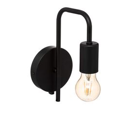 Φωτιστικό τοίχου-απλίκα Zhola pakoworld E27 40W μαύρο 17x12x25εκ - ΑΠΛΙΚΕΣ ΤΟΙΧΟΥ στο Milonadakis.gr