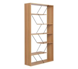 Βιβλιοθήκη Tars pakoworld sonoma-μαύρο 84x24x157εκ - ΒΙΒΛΙΟΘΗΚΕΣ στο Milonadakis.gr