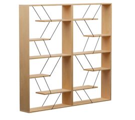 Βιβλιοθήκη Tars pakoworld sonoma-μαύρο 168x24x157εκ - ΒΙΒΛΙΟΘΗΚΕΣ στο Milonadakis.gr