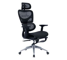 Καρέκλα γραφείου διευθυντή με υποπόδιο Thelonius pakoworld mesh μαύρο - ΚΑΡΕΚΛΕΣ ΓΡΑΦΕΙΟΥ στο Milonadakis.gr