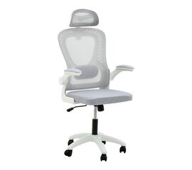 Καρέκλα γραφείου διευθυντή Delilah pakoworld mesh ανοιχτό γκρι - ΚΑΡΕΚΛΕΣ ΓΡΑΦΕΙΟΥ στο Milonadakis.gr