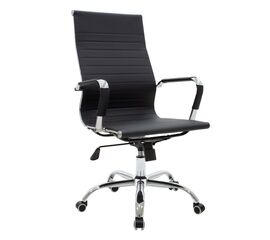 Καρέκλα γραφείου διευθυντή Valter pakoworld μαύρο pu 55.5x58x108εκ - ΚΑΡΕΚΛΕΣ ΓΡΑΦΕΙΟΥ στο Milonadakis.gr