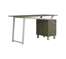 Γραφείο εργασίας με συρτάρια Prosper pakoworld μελαμίνης φυσικό-λευκό 140x60x76εκ - ΓΡΑΦΕΙΑ στο Milonadakis.gr