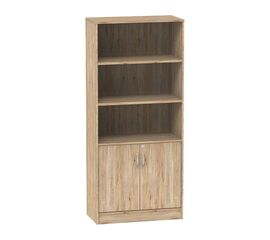 Βιβλιοθήκη επαγγελματική Anze pakoworld φυσικό μελαμίνης 80x40x180εκ - ΒΙΒΛΙΟΘΗΚΕΣ στο Milonadakis.gr