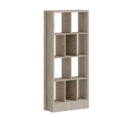 Βιβλιοθήκη Dividre pakoworld καρυδί μελαμίνης 80x30x181εκ - ΒΙΒΛΙΟΘΗΚΕΣ στο Milonadakis.gr