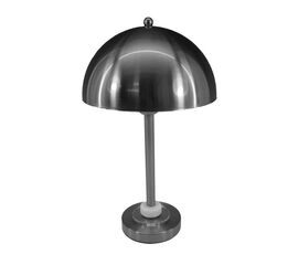 Επιτραπέζιο φωτιστικό Lustrous Inart Ε27 ασημί μέταλλο Φ25x42εκ - ΕΠΙΤΡΑΠΕΖΙΑ ΦΩΤΙΣΤΙΚΑ στο Milonadakis.gr