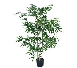 Διακοσμητικό φυτό Bamboo σε γλάστρα Inart πράσινο pp Υ130εκ - ΤΕΧΝΗΤΑ ΦΥΤΑ στο Milonadakis.gr